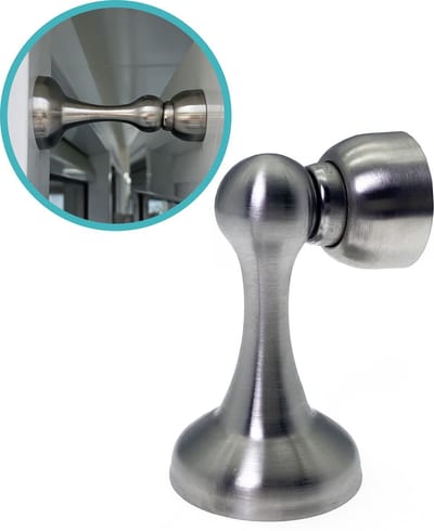 Zelfklevende zeer sterke magnetische Deurstopper - Kierr® Stop 300 - Krachtige Deurvastzetter Zonder Boren en Schroeven - Blinde Montage - Zelfklevend - Ook voor Kunststof Deuren