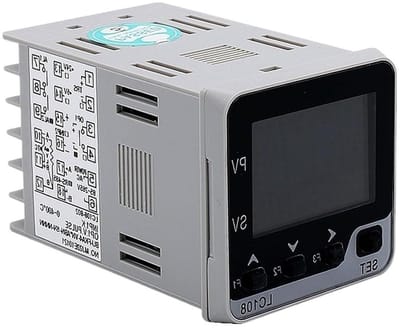Temperatuurregelaar Thermostaat - Vochtregelaar Relais - Proces Controle - Multi-ingang SSR - 48x48 mm - Zwart