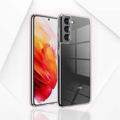 AziLine Silicone Case Geschikt voor Samsung Galaxy S21 5G - AziLine Transparante Bescherming Hoesje voor S21- Premium Zachte Silicon Hoesje geschikt voor Samsung Galaxy S21 5G