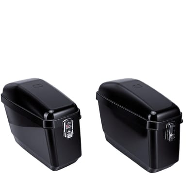Sacoche rigide 45L Imperméable Amovible Universelle pour Moto Sacoches Rigides