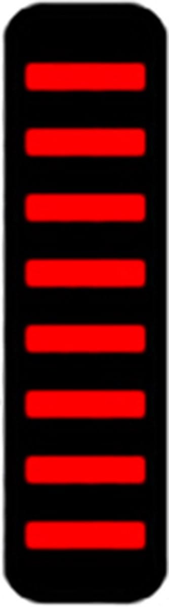 ProGuard Bolt On V1 - Front - Sticker - Standard - Red