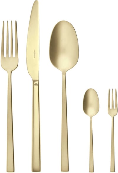 Sambonet Bestekset Rock - Antique Champagne - 60 delig / 12 personen