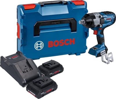 Bosch GDS 18V-1600 HC Professionele accu-slagmoersleutel 18 V 1600 Nm 3/4'' BITURBO Brushless + 2x ProCORE oplaadbare accu 4.0 Ah + lader + L-Boxx