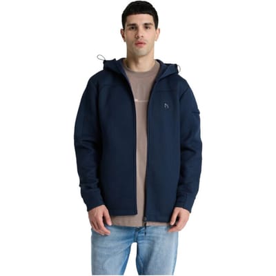 Chasin' Adan zip navy blazer