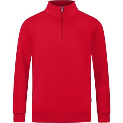 Jako Organic Ziptop Heren - Rood | Maat: 5XL