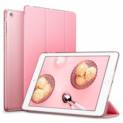 Hoes geschikt voor Apple iPad (2019 / 2020) 10.2 Smart Hoes Hard Case - Roze/Pink