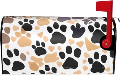 Brievenbus Covers - Brievenbusdecoratie Post - Tuin Decoratie - Magnetische Bevestiging - 53 x 46 cm - Zwart
