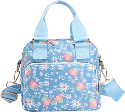 Schoudertas Nylon - Crossbody Tas - Reizen en Fietsen - Waterdicht - Niet gespecificeerd - Bloemenprint