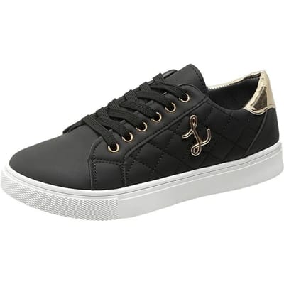 Dames Sneakers Modieuze Flats Dames Zachte Zool Wandelen Gevulkaniseerde Schoenen Dames Casual Sneakers Zapatos De Mujer 35 black