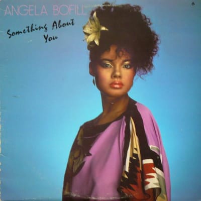 LP Plaat ANGELA BOFILL Something About You AL9576 ARISTA 1981 VS SoulFunk Gebruikt blue