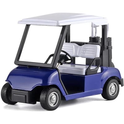 1:Modèle de Voiturette de Golf à l'Échelle 20 Jouet Voiture Moulé sous Pression en Métal Haute Simulation Véhicules à Tirer Modèles Ornements Collection Cadeau d'Anniversaire pour Garçon