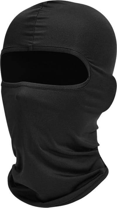 Okado Balaclava Bivakmuts Zwart 2 Stuks – One Size – Ademend Polyester – Gezichtsbescherming Tegen Wind & Kou – Voor Motor, Ski/Snowboard & Outdoor – Onder Helm