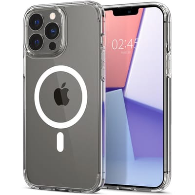 Spigen Ultra Hybrid Backcover MagSafe voor de Apple iPhone 13 Pro Max - Crystal Clear