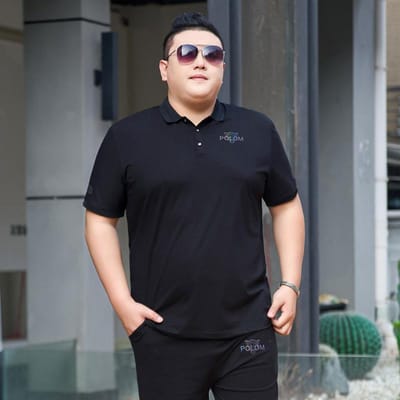 Dikke Man Heren Plus Size Revers Korte Mouw T-shirt Extra Groot Business Casual POLO Shirt Halve Mouw T-shirt 7XL 5XL gray