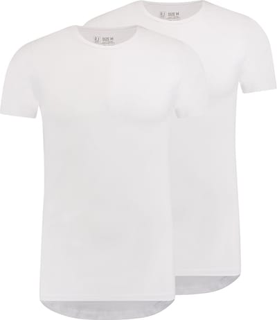 RJ Everyday 2-Pack Maastricht T-Shirt Ronde Hals Wit XXL