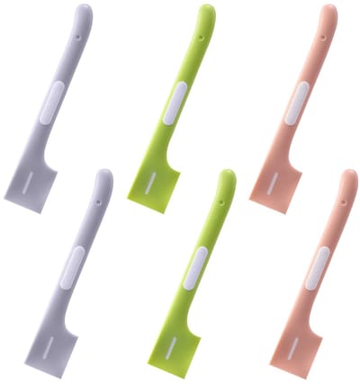 Dailygoods- Kattenlepel 6 Stuks - Voederlepel - Diervoederlepel - Siliconen Menglepel - Veilig en Duurzaam - Hitte- en Koudebestendig