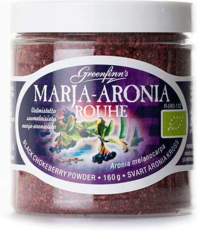 Biologische Aronia Appelbes Poeder - Green Finns - Ontbijt - Bessen Poeder