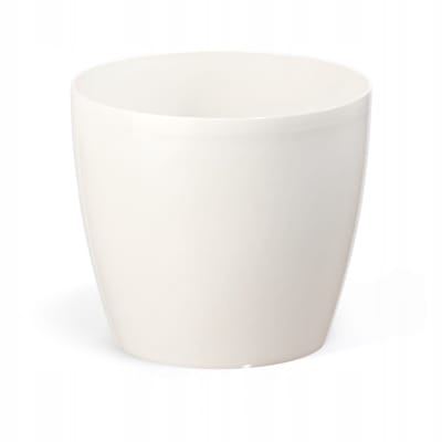 Lamela Magnolia Pot 12cm Crème - Stijlvolle Kunststof Bloempot