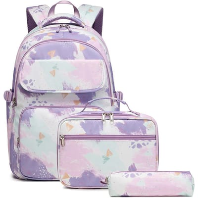 Schoolrugzak voor Kinderen voor Tienermeisjes 2023 3 Stuks/Set Waterdichte Schooltas Kinderen Schoudertas Mochila Etui Boekentas