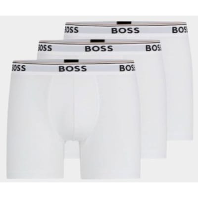 Boxershort met logo in band in een set van 3 stuks, model 'Power'