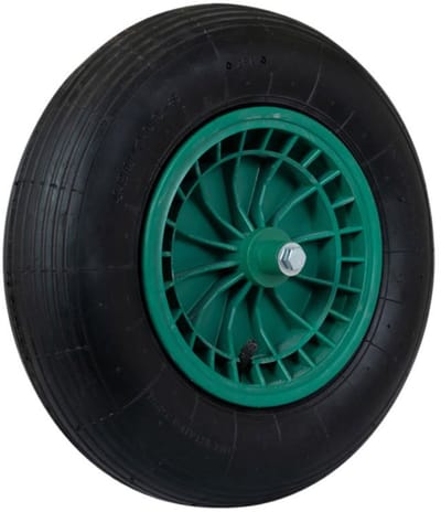 Kruiwagen Wiel 4.00 - 8 Luchtband Lijnprofiel - Asdiameter 20mm