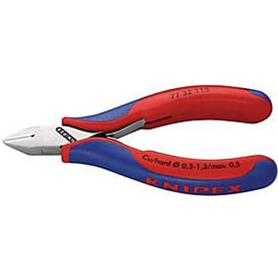 Knipex 77 72 115 Elektronica en fijnmechanica Zijkniptang Met facet 115 mm