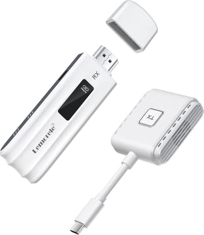 Lemorele™ P300 HDMI Wireless Transmitter and Receiver - Type-C Zender - 50M Bereik - 1080P 60Hz - Plug & Play