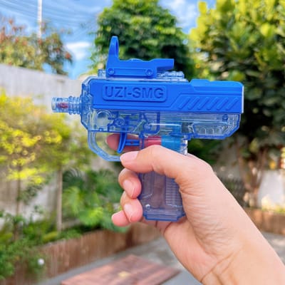 Nieuwigheid Uzi Waterpistool Handmatig Hoge Druk Automatische Schuifcilinder Waterblazer Zomer Strand Zwembad Vecht Speelgoed Cadeau Voor Kinderen Volwassenen Feest