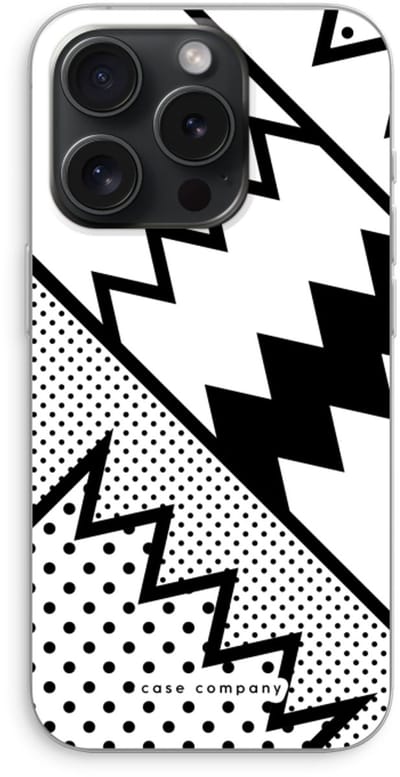 Case Company® - Hoesje geschikt voor iPhone 15 Pro hoesje - Pop Art #5 - Soft Cover Telefoonhoesje - Bescherming aan alle Kanten en Schermrand