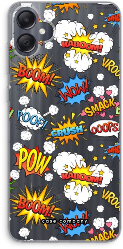 Case Company® - Hoesje geschikt voor Samsung Galaxy A05 hoesje - Pow Smack - Soft Cover Telefoonhoesje - Bescherming aan alle Kanten en Schermrand