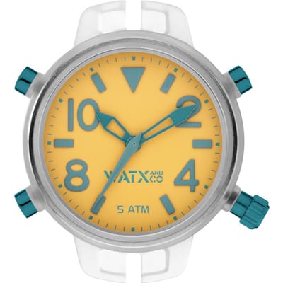 Horloge Watxandco Rwa3047. Doos, Kleur Geel. Vrouw. yellow