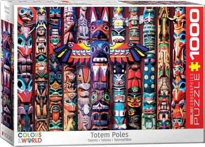 Eurographics puzzel Canadian Totem Poles - 1000 stukjes