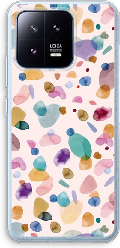 Case Company® - Hoesje geschikt voor Xiaomi 13 Pro hoesje - Terrazzo Memphis - Soft Cover Telefoonhoesje - Bescherming aan alle Kanten en Schermrand