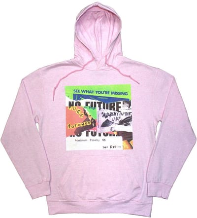 Sex Pistols - Collage Hoodie/trui - M - Roze