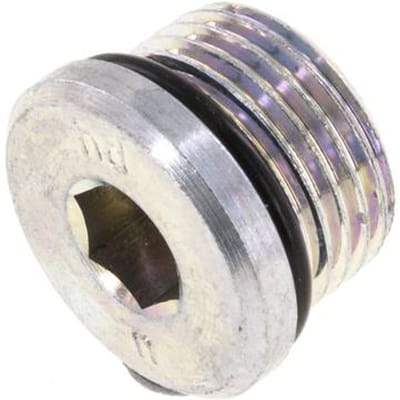 Plug UNF 3/4"-16 Staal NBR met Binnenzeskant 630bar [2 Stuks]
