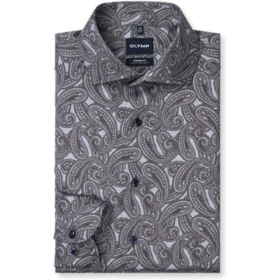 OLYMP Luxor Overhemd, Modern Fit, Royal Kent, Marineblauw
