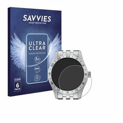 Savvies - Screenprotector voor Seiko 5 Sports SSK023K1 - Folie Beschermfolie transparant 6 Stuks