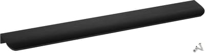 SOTECH meubelgreep Blanket Tommy zwart geborsteld 350 mm greeplijst voor montage achter binnen voorzijde incl. bevestigingsschroeven