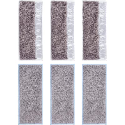 6-Pack wasbare natte dweilpads vervanging voor iRobot Braava Jet M6 dweildoek accessoires 3 Dry Pads & 3 Wet Pads