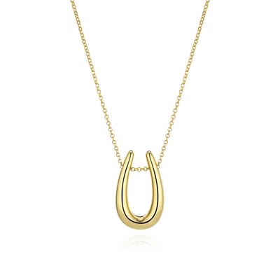 Sif Jakobs Ketting Goccia Pianura Goudkleurig 18 karaat gold plated - SJ-N2486-YG
