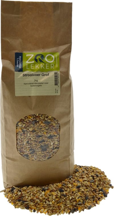 Zoolekker Strooivoer Grof 2KG
