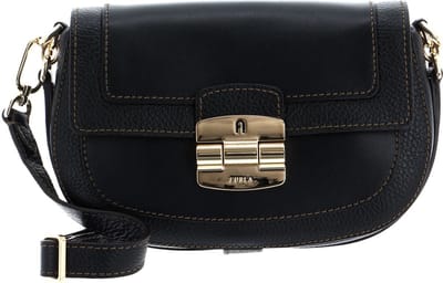 Furla Kleine Crossbodytas / Schoudertas Leer - Furla Club 2 - Zwart