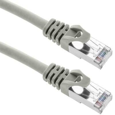 BeMatik - 305 m stijve grijze Cat.6 FTP ethernet netwerkkabelhaspel
