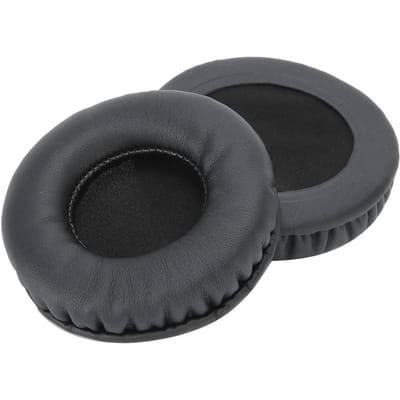75MM Koptelefoon Universele Oorkussens Vervanging Headset Schuim Oorkussens Covers Zwart black