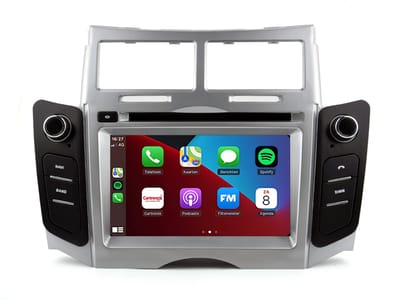 CarPlay autoradio geschikt voor Toyota Yaris | 2005 t/m 2012 | 7 inch | Android 14 | 4G | Draadloos Apple CarPlay & Android Auto | 4GB + 64GB | Cartronix | CTX-117447 | 2005 2006 2007 2008 2009 2010 2011 2012