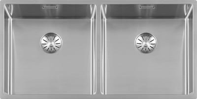 Lorreine Superplug series spoelbak 40+40x40cm cm RVS 4040SP