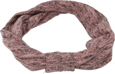 Haarsoires Haarband Knoop 9cm – Duo Kleuren – Jersey Stof – Lichtroze