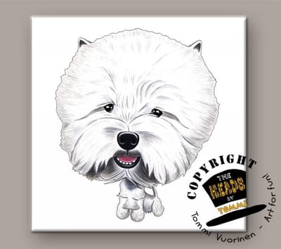 Tegel Hond West Highland White Terrier