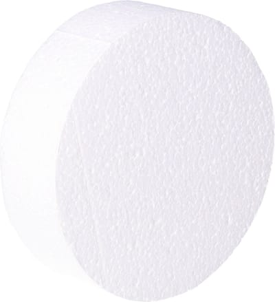Piepschuim vormen ronde schijf/schijven - D10 x H3 cm - knutselen materiaal - zelf decoreren