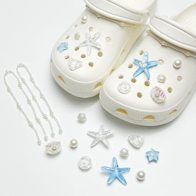 Schoenaccessoires-geschikt voor crocs charms- geschikt voor crocs pins- geschikt voor crocs Accessoires- geschikt voor Crocs Jibbitz-CJ-258 zomer zeesterren ketting